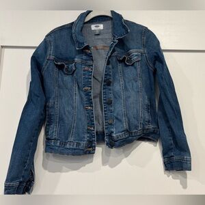 Old Navy Size 14 Kids Classic Blue Denim Jacket